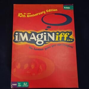 Imaginiff 10th Anniversary‎ Edition Board Game Buffalo Games 2006 Missing 1 Card